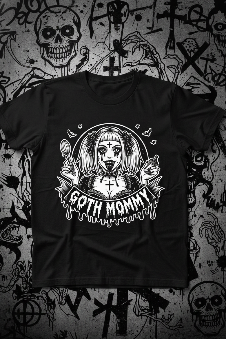 Goth mommy shirt