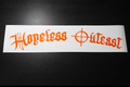 Hopeless outcast cross hairs banner